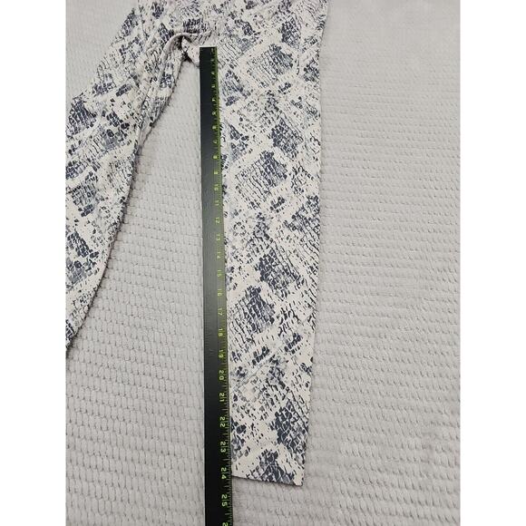 Victorias Secret Pink Sport Leggings Womens Small Snake Skin Print High Rise - Picture 2 of 7